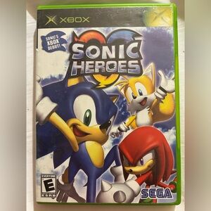 CIB Sonic Heroes Video Game for the Microsoft Xbox Game Console 1st Sonic Game!